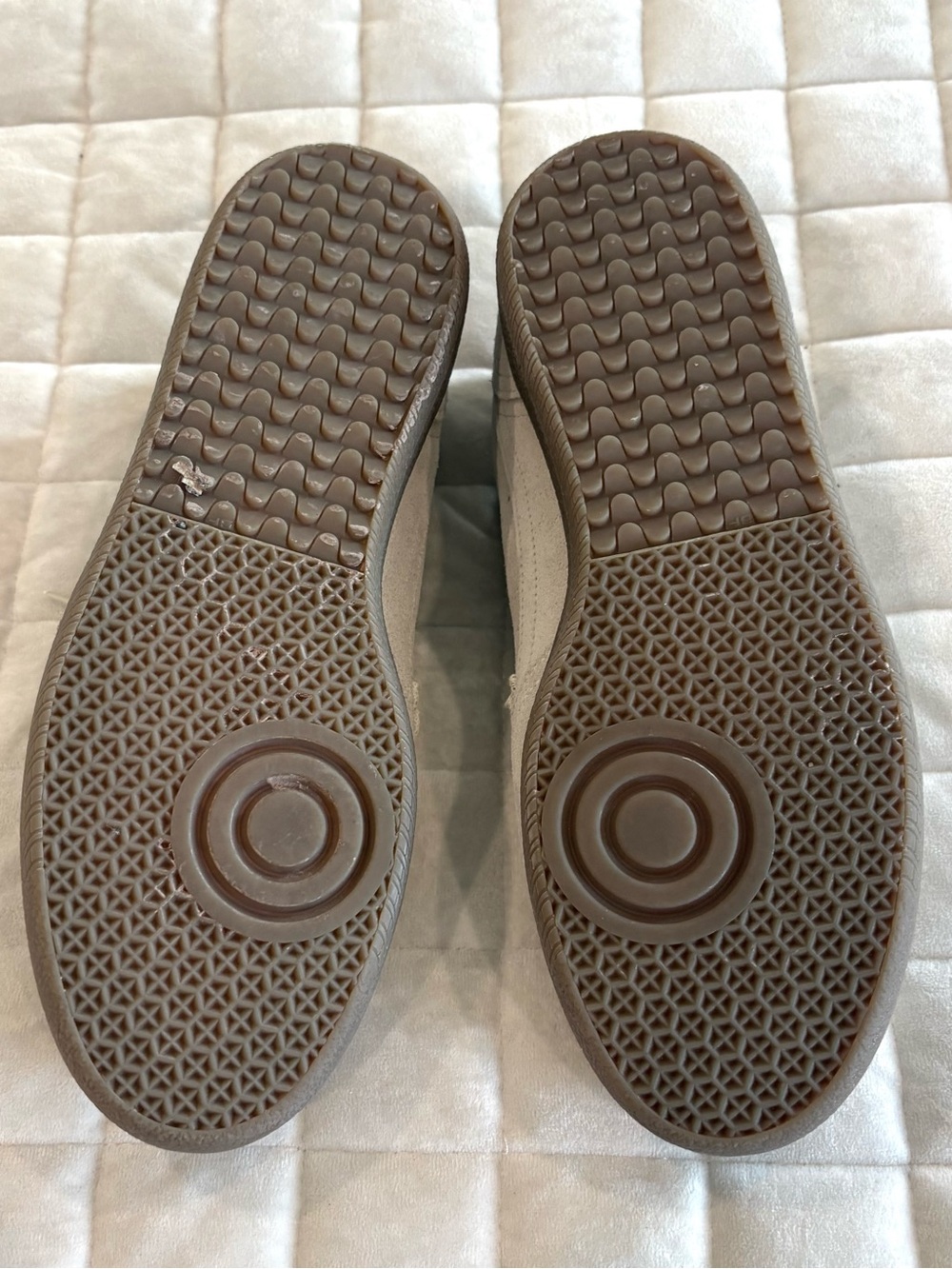 ALOHAS Tb.490 Crochet Trim Sneakers Cream Suede Size 8.5 Never Worn No Box - Picture 6 of 11